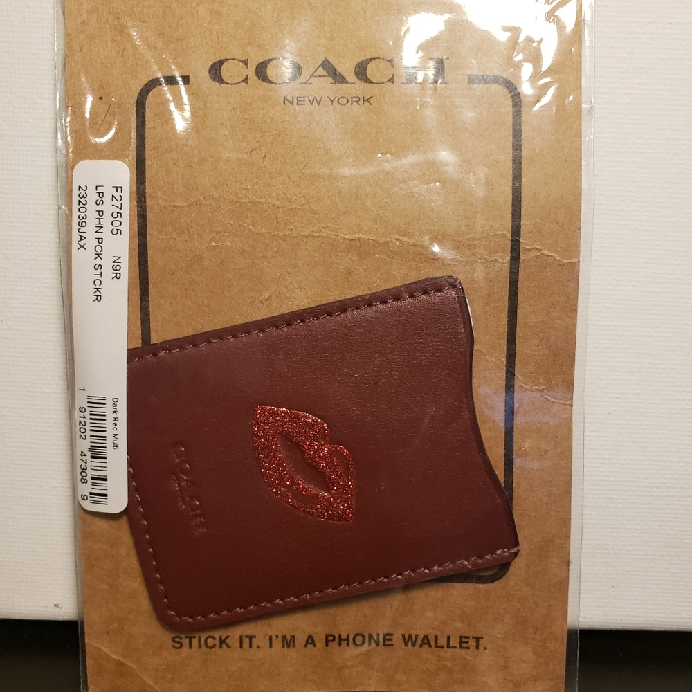 Coach Lips Phone Wallet